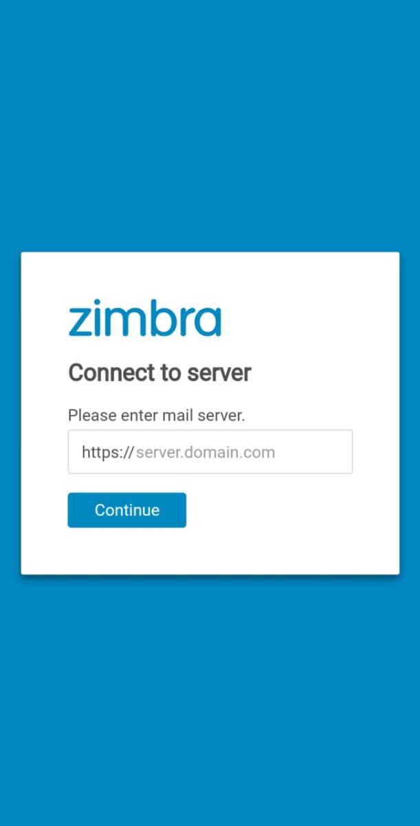 How to install Zimbra email app on mobile (Android and IOS) - Diadem  Technologies : Support Knowledgebase